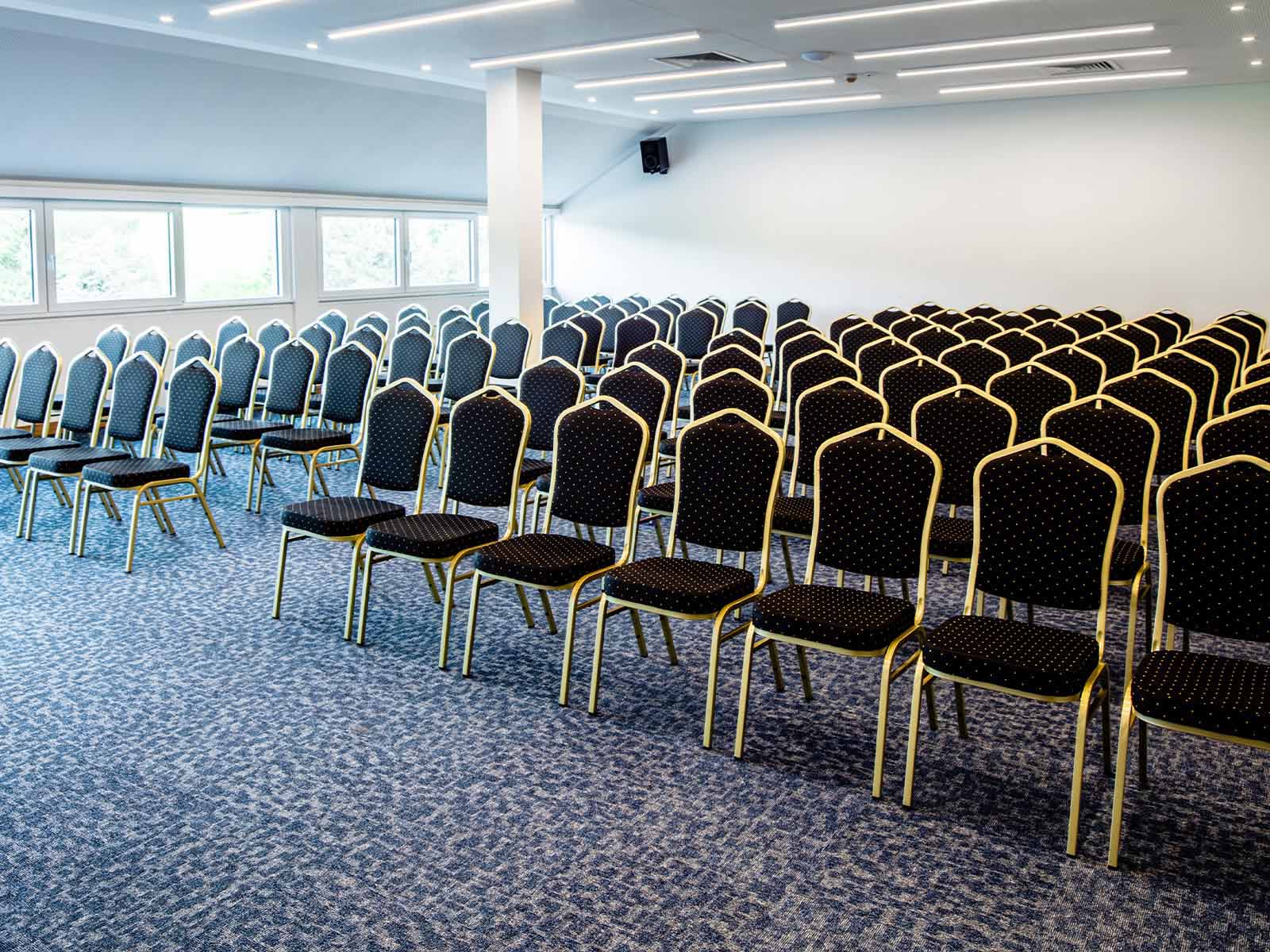 Conference hall set Theatre style